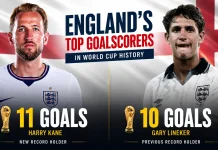 Harry Kane Pecahkan Rekor Pencetak Gol Terbanyak Inggris di Piala Dunia