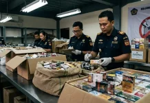 Bea Cukai Bali Gagalkan Peredaran 1,6 Juta Batang Rokok Ilegal