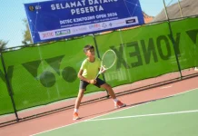 Ray Maxwell Unggul pada Babak Pertama Tenis Junior di Sukoharjo