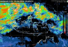 Prakiraan Cuaca Ibu  Kota Provinsi se-Indonesia, 30 Juni