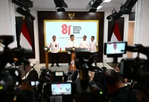 Pemenang Sayembara Logo HUT Ke-81 RI Antusias Ikut Upacara di Istana