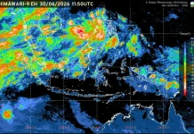 Prakiraan Cuaca Ibu Kota Provinsi se-Indonesia, 1 Juli 2026
