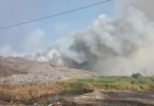 Ratusan Warga Tercatat Mengidap ISPA akibat Asap Kebakaran TPA Jatiwaringin