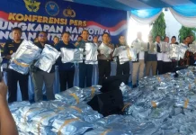 BNN: Narkoba 3,37 Ton Diduga Akan Diolah Jadi Cairan Vape