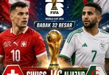 'Head to Head' dan Prediksi Susunan Pemain Swiss vs Aljazair