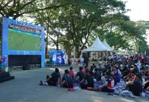 Masyarakat Padati Nobar Piala Dunia, Suasana Tetap Tertib dan Meriah