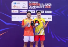 Fardhan Rainanda Joe Runner-up Kejuaraan Asia Junior 2026