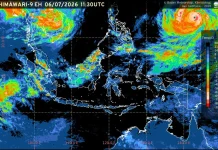 Prakiraan Cuaca Ibu  Kota Provinsi se-Indonesia, 7 Juli