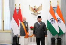 Presiden Prabowo Beri Tanda Kehormatan Tertinggi kepada PM India Narendra Modi