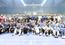 Ratusan Atlet Squash dari Berbagai Provinsi Tampil di Kejurnas Squash 2026 Bekasi