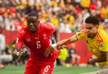 Swiss vs Kolombia Berjalan Sengit, Babak Pertama Berakhir tanpa Gol