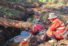 Manggala Agni Buat Embung untuk Padamkan Karhutla Aceh Selatan