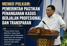 Menko Polkam Imbau Masyarakat Tetap Tenang Menyikapi Proses Penegakan Hukum