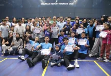 Jabar Sabet Juara Umum Kejurnas Squash 2026, Raih 11 Medali Emas