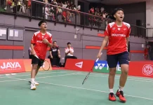 Ganda putra muda Iddo/Leo Juara U15 Jaya Raya Junior International GP 2026