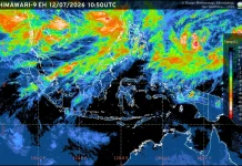 Prakiraan Cuaca Ibu Kota Provinsi se-Indonesia, 13 Juli