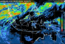 Prakiraan Cuaca Ibu Kota Provinsi se-Indonesia, 15 Juli
