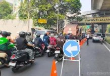 Pembongkaran Jembatan Penyeberangan Tendean Rampung, Akses ke Blok M Normal