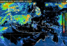 Prakiraan Cuaca Ibu Kota Provinsi se-Indonesia, 17 Juli