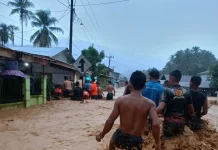 BNPB: Banjir di Tapanuli Tengah Berangsur Surut