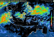 Prakiraan Cuaca Ibu  Kota Provinsi se-Indonesia, 21 Juli