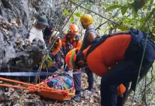 Basarnas Evakuasi Enam Mahasiswa Unhas di Kawasan Goa Kalibbong Alloa