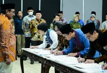 Sekjen Kemkomdigi Melantik Pejabat Pimpinan Tinggi Pratama