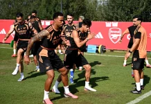 Vinicius Junior dan Bruno Guimaraes Absen pada Laga Arsenal Kontra Girona