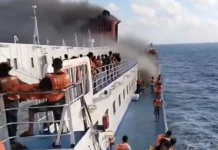 Tim SAR Catat 4 Korban Kebakaran KMP Mutiara Sentosa 2 di Perairan Madura