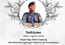 Petugas Damkar DKI Meninggal saat Padamkan Kebakaran di Kramat Jati