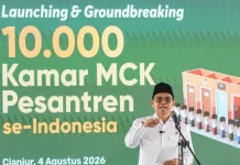 Muhaimin Luncurkan Pembangunan 10 Ribu MCK untuk Pesantren di Seluruh Indonesia