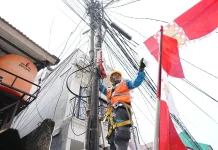 Dekorasi HUT RI Wajib Berjarak Tiga Meter dari Jaringan Listrik, Ini Alasan PLN!