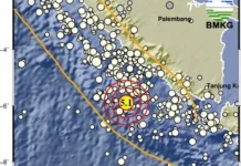 Gempa Magnitudo 5,1 Guncang Pantai Barat Sumatra