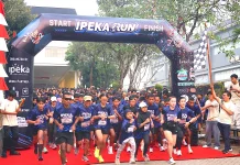 Murid IPEKA Grand Wisata Belajar Kepemimpinan lewat Ajang Lari