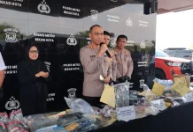 Polres Bekasi Bongkar Kasus Narkoba Tembakau Sintetis
