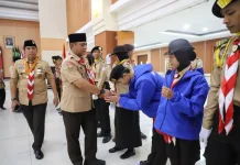 64 Pramuka Bekasi Dilepas ke Jambore Nasional XII. Apa Pesannya?