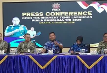 Total Hadiah Turnamen Tenis Terbuka Piala Panglima TNI Ratusan Juta Rupiah