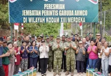 Kodam XIII/Merdeka Bangun 97 Jembatan Garuda, 63 Titik Rampung 100 Persen