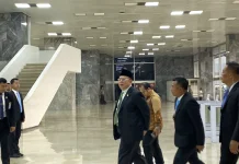 Pimpinan DPR Mulai Tiba di Parlemen jelang Sidang Tahunan MPR RI 2026
