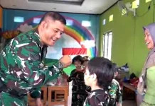 Korem 051 Wijayakarta Sulap Ruang Nongkrong di Depok Jadi Kampung Pancasila