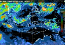 Prakiraan Cuaca Ibu Kota Provinsi se-Indonesia, 16 Augustus