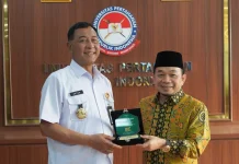 Ketum PB Mathla’ul Anwar Jazuli Juwaini Silaturahim dengan Rektor Unhan