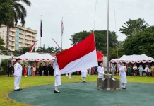 Upacara Pengibaran Sang Merah Putih Perkenalkan Semangat Kebangsaan di Myanmar
