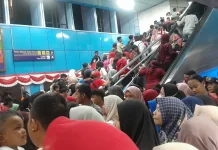 Pantauan Terkini, Stasiun Juanda Dipadati Warga usai Rayakan HUT ke-81 RI