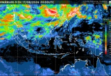 Prakiraan Cuaca Ibu Kota Provinsi se-Indonesia, 18 Augustus