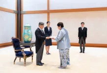 Dubes RI Serahkan Surat Kepercayaan kepada Kaisar Jepang