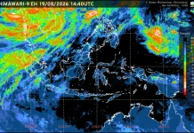 Prakiraan Cuaca Ibu Kota Provinsi se-Indonesia, 20 Augustus