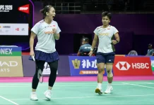 Kalahkan Unggulan Kelima, Ana/Trias Laju ke Perempat Final Kejuaraan Dunia BWF 202