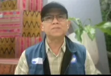 Momen Wamen Atip Rasakan Gempa Susulan ketika Memberikan Keterangan Pers