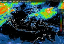 Prakiraan Cuaca Ibu Kota Provinsi se-Indonesia, 22 Augustus